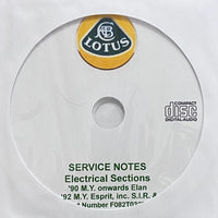 1990-1992 Lotus Elan and Esprit Wiring Diagrams
