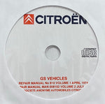 1970-1978 Citroen GS Workshop Manual