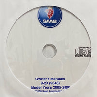 2005-2006 Saab 9-2X (9346) USA Owner's Manuals