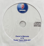 2005-2009 Saab 9-7X USA Owner's Manuals