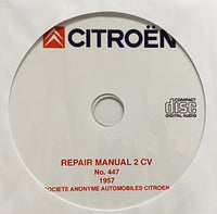 1948-1962 Citroen 2CV Workshop Manual