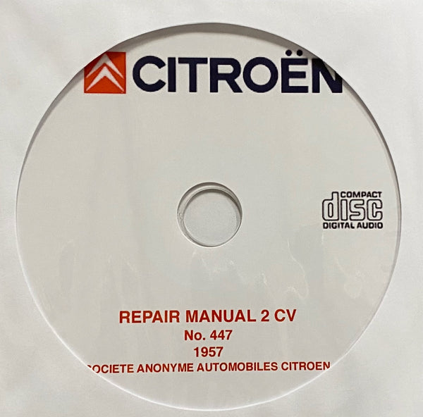 1948-1962 Citroen 2CV Workshop Manual