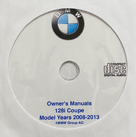 2008-2013 BMW 128i Coupe Owner's Manuals