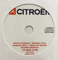 1982-1985 Citroen CX Parts Catalog