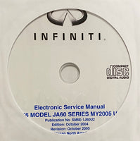 2005 Infiniti QX56 Model JA60 Series USA Workshop Manual