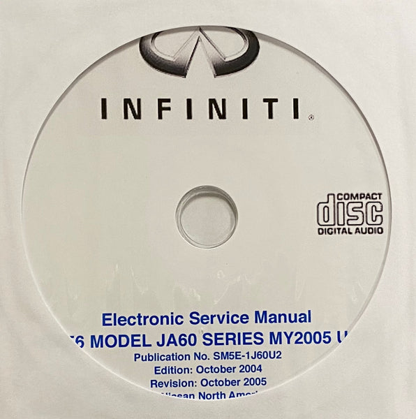 2005 Infiniti QX56 Model JA60 Series USA Workshop Manual