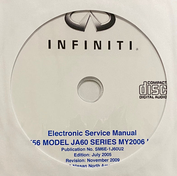 2006 Infiniti QX56 Model JA60 Series USA Workshop Manual