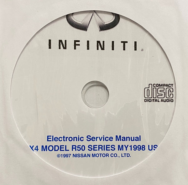 1998 Infiniti QX4 Model R50 Series Workshop Manual