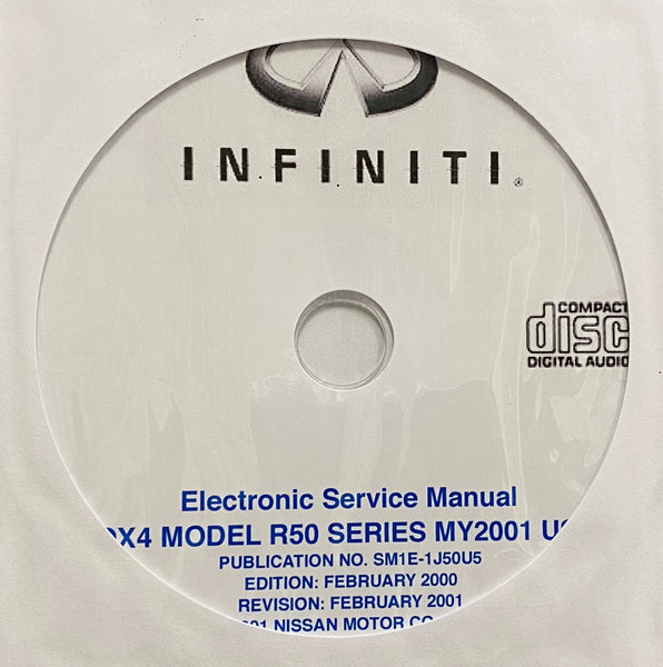 2001 Infiniti QX4 Model R50 Series Workshop Manual