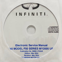 2005 Infiniti Q45 Model F50 Series USA Workshop Manual