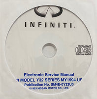 1994 Infiniti I30 Model Y32 Series USA Workshop Manual