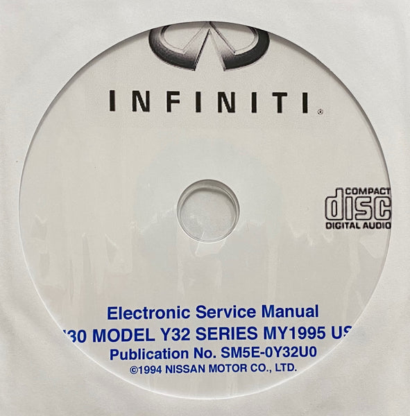 1995 Infiniti I30 Model Y32 Series USA Workshop Manual