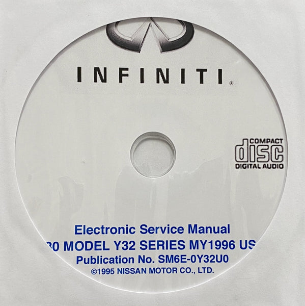 1996 Infiniti I30 Model Y32 Series USA Workshop Manual
