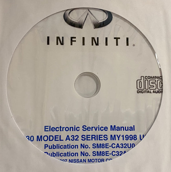 1998 Infiniti I30 Model A32 Series US Workshop Manual