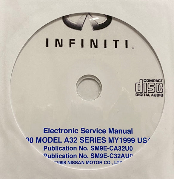 1999 Infiniti I30 Model A32 Series USA Workshop Manual