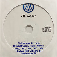 1990-1994 VW Corrado Workshop Manual