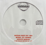 1984 Nissan 300ZX Model Z31 USA Workshop Manual