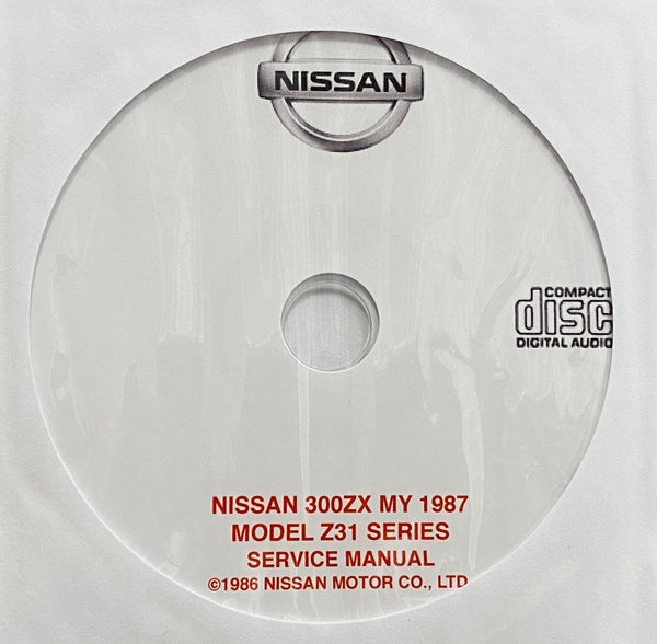 1987 Nissan 300ZX Model Z31 Series USA Workshop Manual