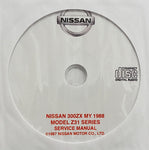 1988 Nissan 300ZX Model Z31 Series USA Workshop Manual