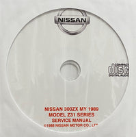 1989 Nissan 300ZX Model Z31 Series USA Workshop Manual