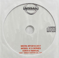 2010-2017 Nissan Micra Model K13 Series Workshop Manual