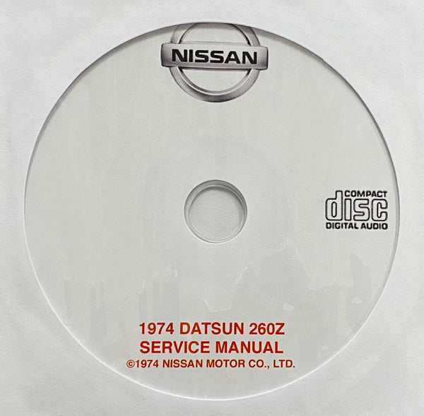 1974 Datsun 260Z Model S30 Series Workshop Manual
