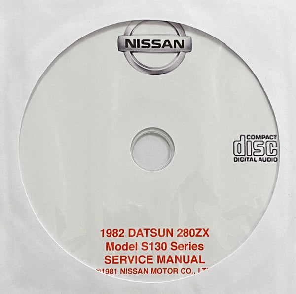 1982 Datsun 280ZX Model S130 USA Workshop Manual