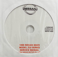 1996 Nissan 300ZX Model Z32 Series USA Workshop Manual