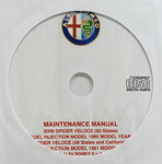 1980-1981 Alfa Romeo Spider USA Fuel injection System Workshop Manual