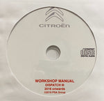 2016 onwards Citroen Dispatch III Workshop Manual