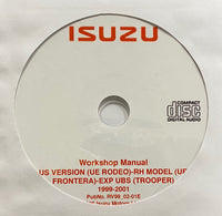 1999-2001 Isuzu UE Rodeo (US)-UE Frontera (RHD)-UBS Trooper (Export) Workshop Manual