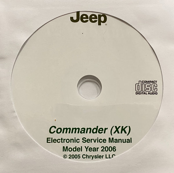 2006 Jeep Commander (XK) Workshop Manual