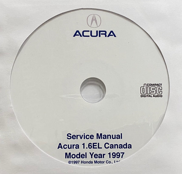 1997 Acura 1.6EL Canada models Workshop Manual