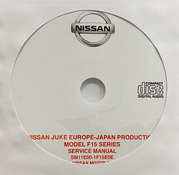 2011 Nissan Juke Europe/Japan Production Workshop Manual