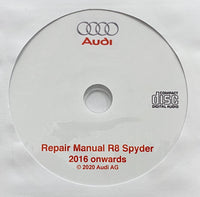 2016 onwards Audi R8 Spyder Workshop Manual