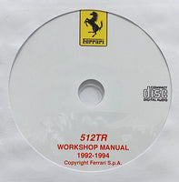 1992-1994 Ferrari 512TR Workshop Manual