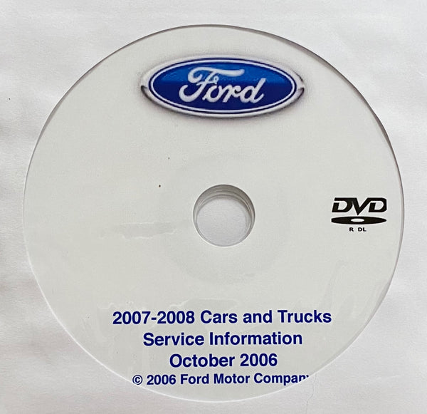 2007-2008 Ford All Cars and Trucks USA/Canada Workshop Manual