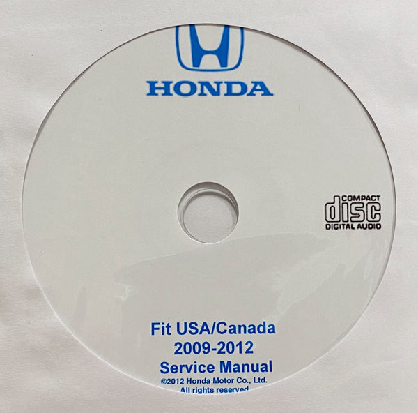 2009-2012 Honda Fit USA/Canada Workshop Manual