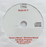 2011 onwards Seat Mii Owner's Manual and Workshop Manual