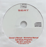 2011 onwards Seat Mii Owner's Manual and Workshop Manual