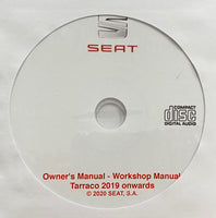 2019 onwards Seat Tarraco Owner's Manual and Workshop Manuals