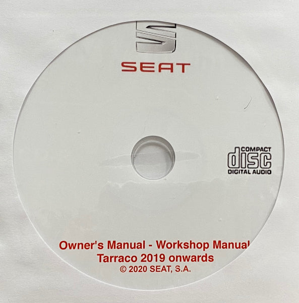 2019 onwards Seat Tarraco Owner's Manual and Workshop Manuals