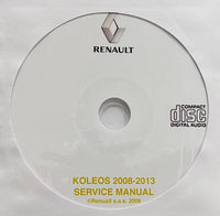 2008-2013 Renault Koleos Workshop Manual