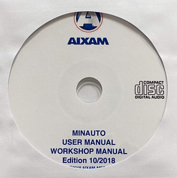 2019 onwards Aixam Minauto User Manual and Workshop Manual