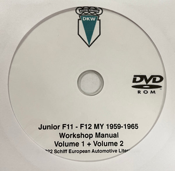 1959-1965 DKW Junior F11 - F12 Workshop Manual