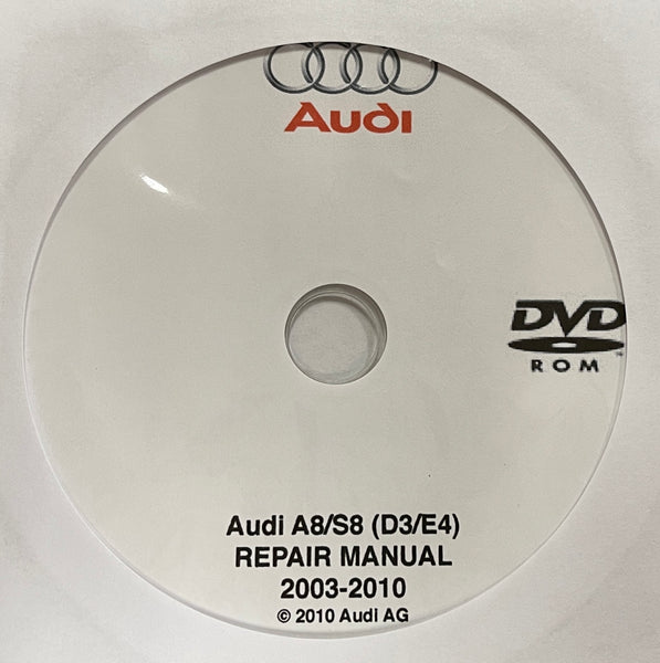 2003-2010 Audi A8/S8 (D3/E4) Workshop Manual