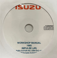 1985 Isuzu Impulse (JR) Workshop Manual