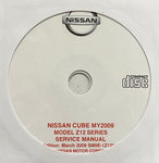 2009 Nissan Cube Model Z12 Series Service Manual