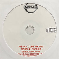 2010 Nissan Cube Model Z12 Series Service Manual