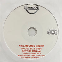 2014 Nissan Cube Model Z12 Series Service Manual